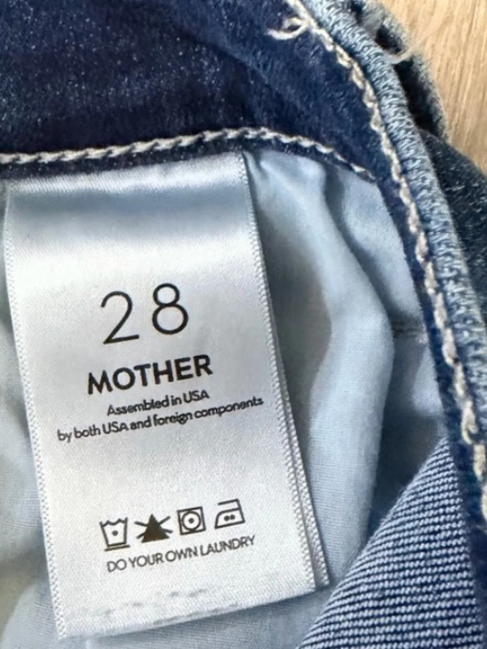MOTHER excellent washed